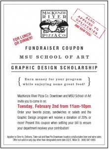 MacKenzie River Pizza Company Fundraiser Coupon